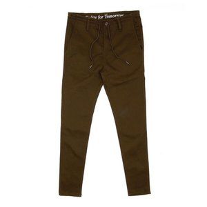 Publish Brand Thorn Stretch Twill Slim Fit Pants Jeans Size 30 Olive Brown